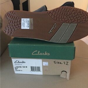 Clarks Men's Blue/Grey Shoes